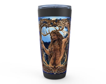 Herne Cernunnos Pagan Nature God Tumbler