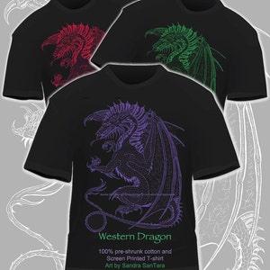 Western Winged Dragon Tee