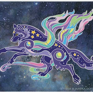 Bifrost Wolf Norse Viking Fleece Minky Blankets