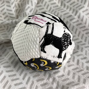 Black and white baby toy