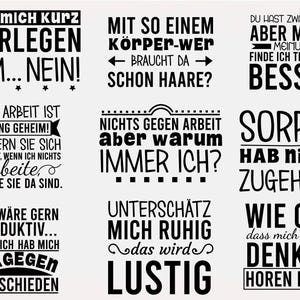 German Sayings SVG Bundle, Funny T-Shirt Designs (Digital Files) image 4