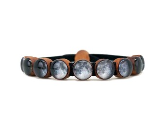 Moon Phase Bracelet: Celestial Lunar Jewelry
