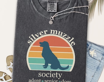 Rescue Senior Dogs Shirt, Senior Dog Adoption Gift, Adopt Senior Dogs T-Shirt, Animal Advocacy Shirt, Dog Rescue Gift