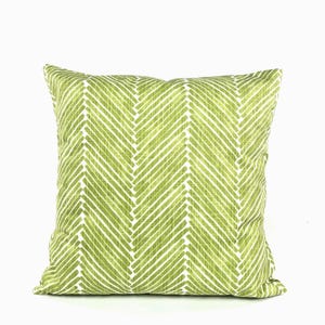 Lime Green White Geometric Chevron Pillow Covers Chartreuse Cushions Throw Pillow Green White Couch Bed Sofa Pillow Case Various Sizes