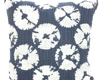 Nautical Pillow Covers Navy Blue White Decorative INDOOR Pillows Cushions Denim Navy Blue Sand Dollar Throw Pillows Couch Bed Various Sizes