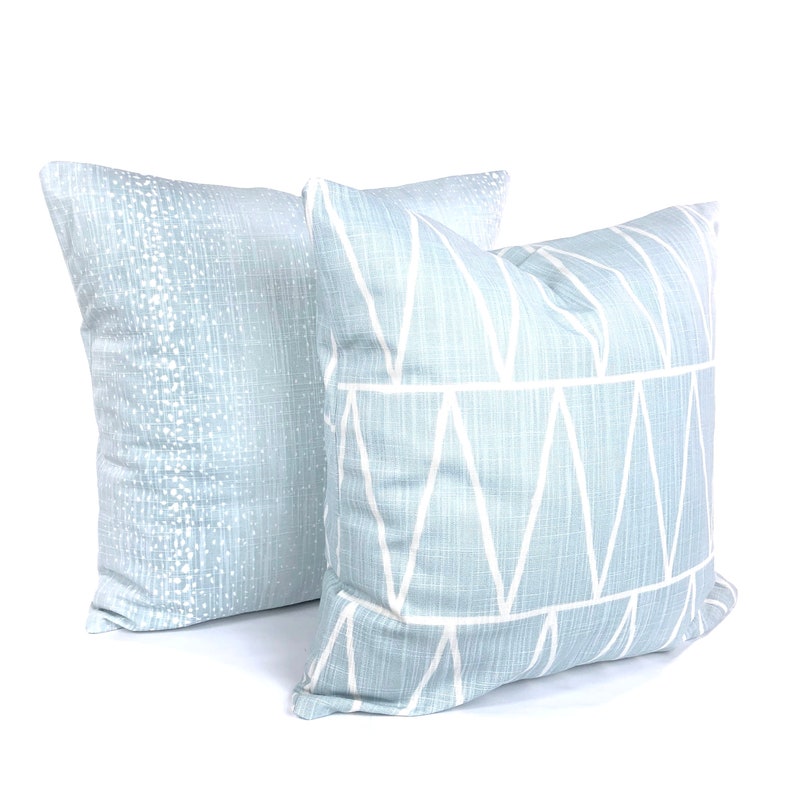 Blue White Pillow Covers Decorative Pillow Cushion Cover Soft Etsy