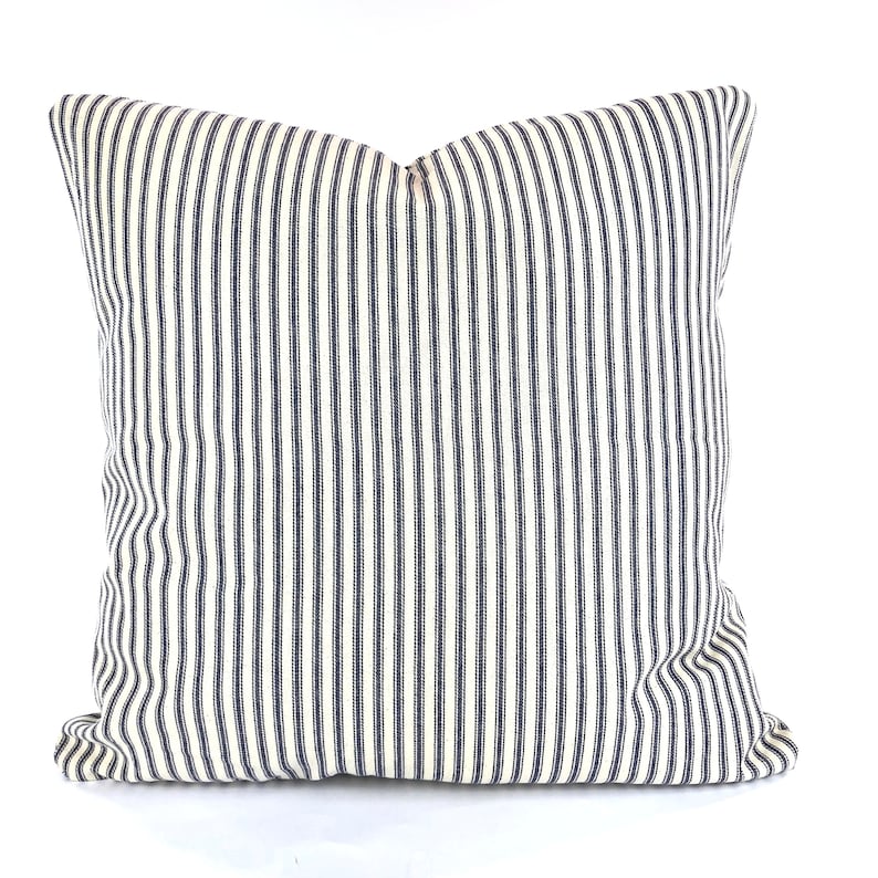 Blue Natural Pillow Covers Designer Throw Pillow Toss Pillow Stonewash