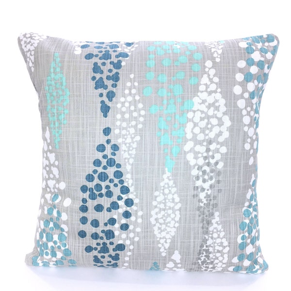 Aqua Throw Pillow - Etsy