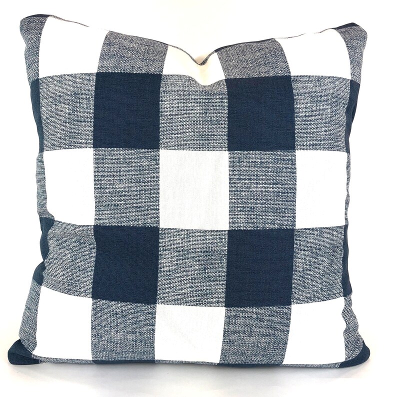 FARMHOUSE Buffalo Check Throw Pillow Covers Decorative Pillows Etsy