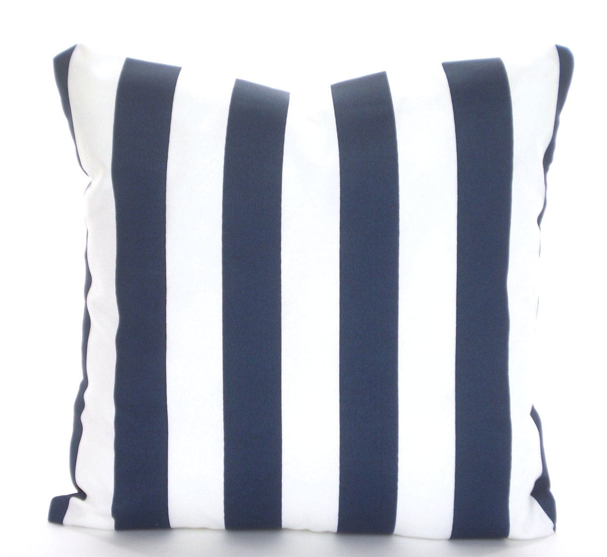 Navy blue and online white striped outdoor cushions