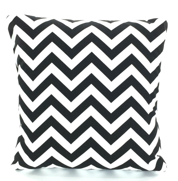 black and white zig zag cushion