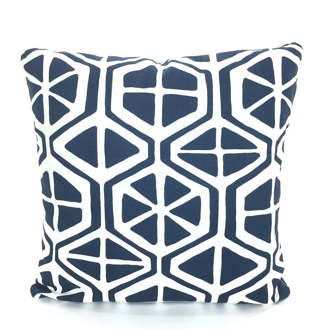 SALE Blue White Pillow Covers Decorative Throw Pillows Light Etsy