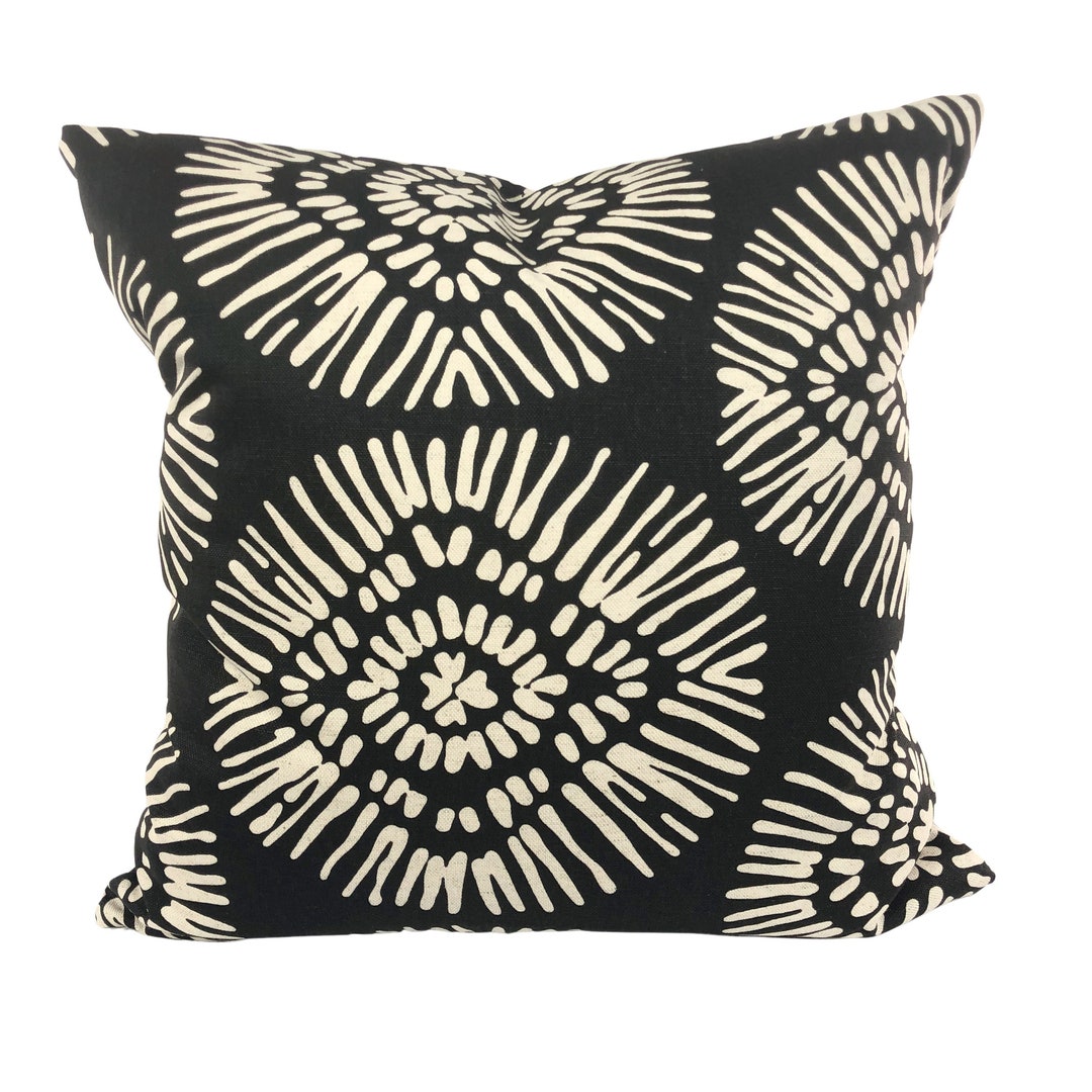 Black Cream Pillow Covers Decorative Throw Pillows Cushion Black Cream