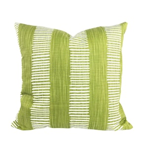 Lime Green White Geometric Pillow Covers Chartreuse Cushions Decorative Throw Pillow Green White Couch Bed Sofa Pillow Case Various Sizes