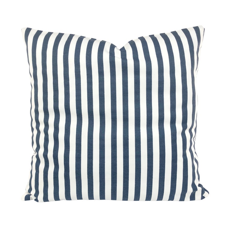 Nautical INDOOR Throw Pillow Covers Blue Cotton Pillows Etsy