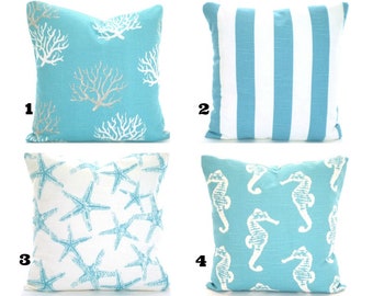 beach throw pillows