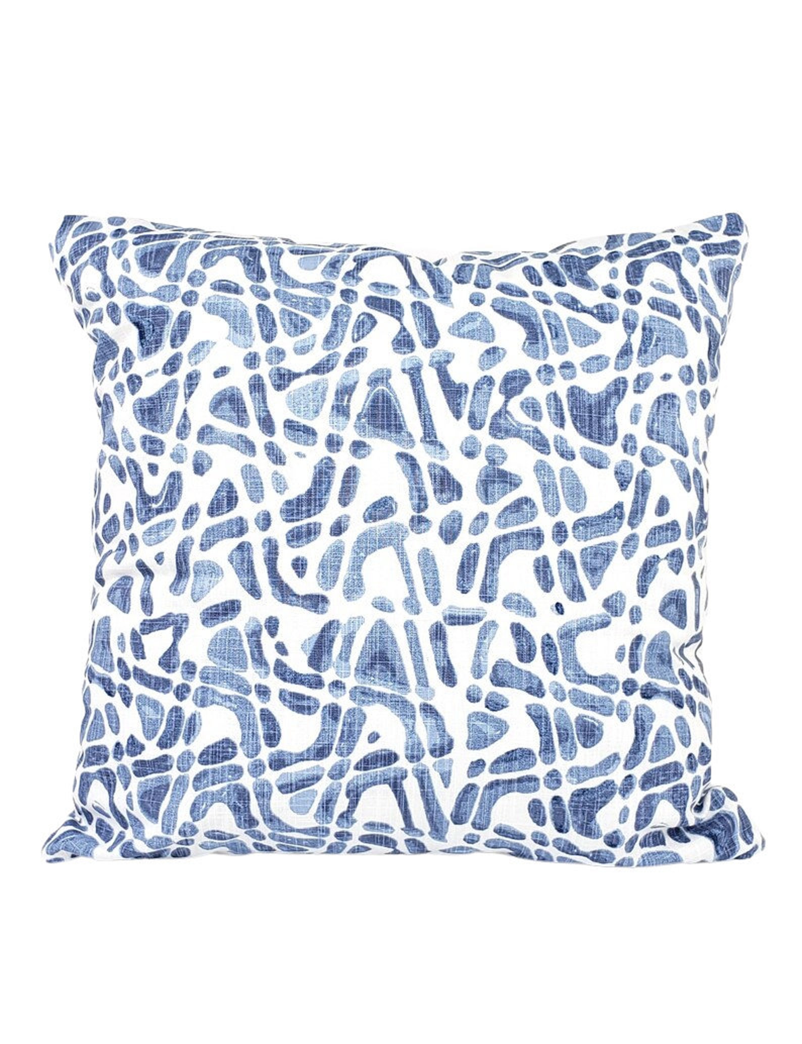 Pillow Covers Blue White Throw Pillow Decorative Cushions Etsy