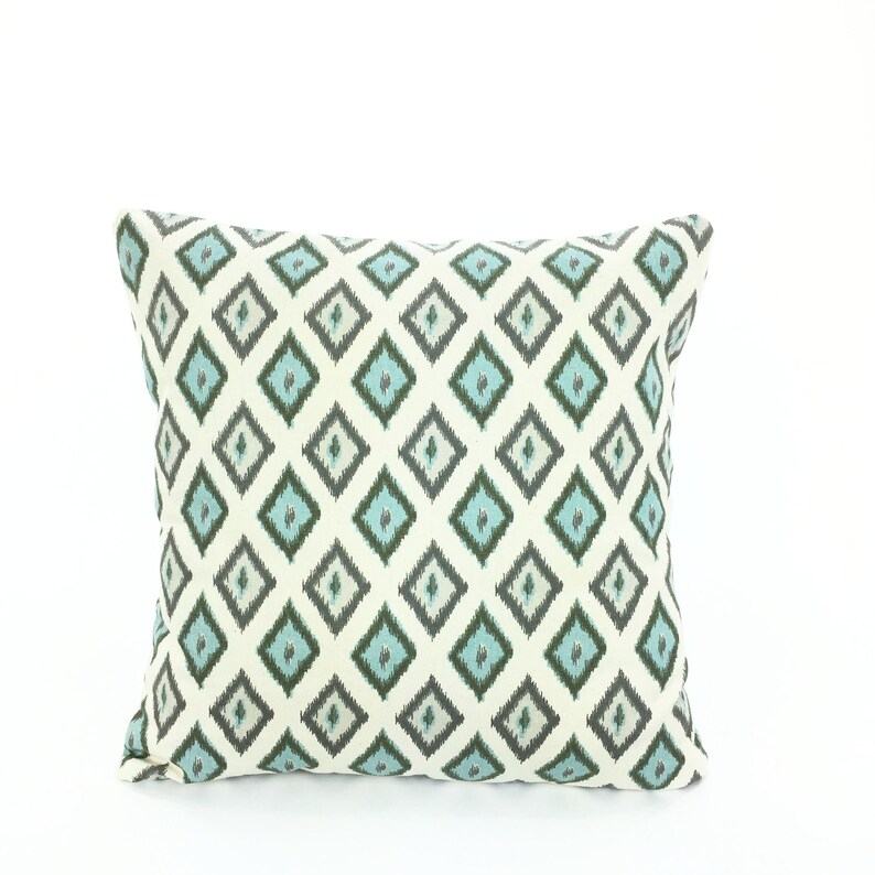 SALE Blue Gray Pillow Covers Decorative Throw Pillows Etsy