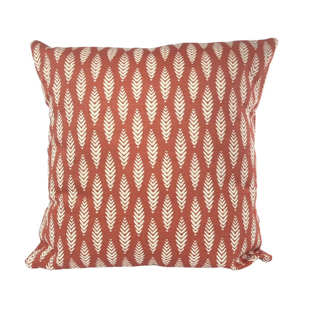 Pillow Covers Terracotta Cream Decorative Throw Pillows Cushion Coral