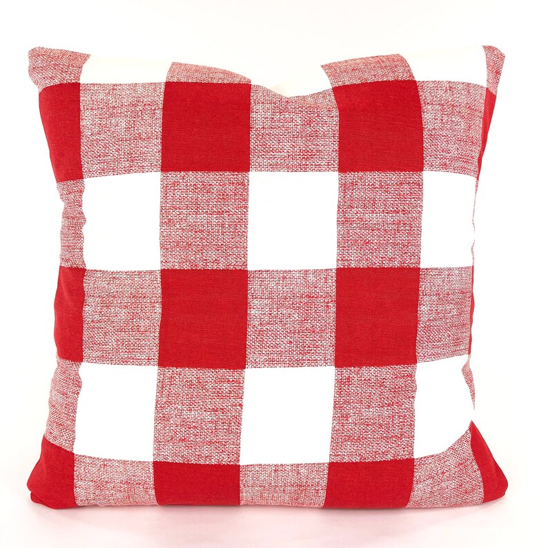 FARMHOUSE Buffalo Check Throw Pillow Covers Decorative Pillows Etsy
