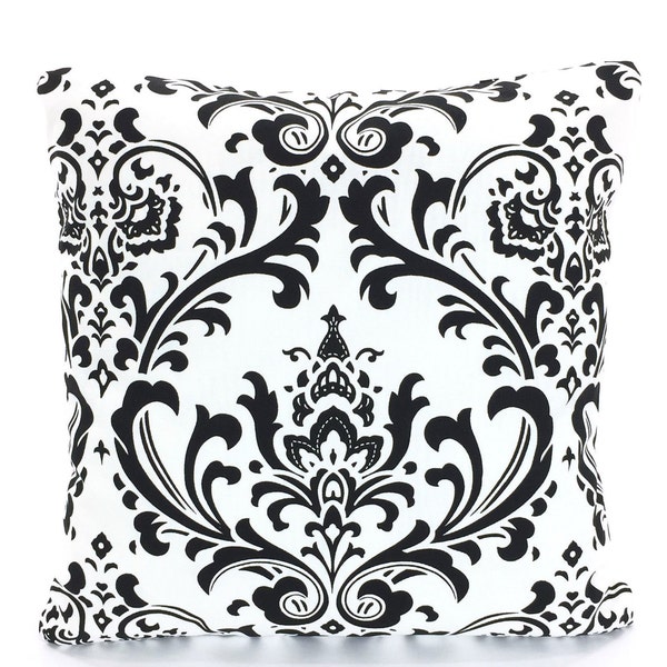 Black White Damask Etsy