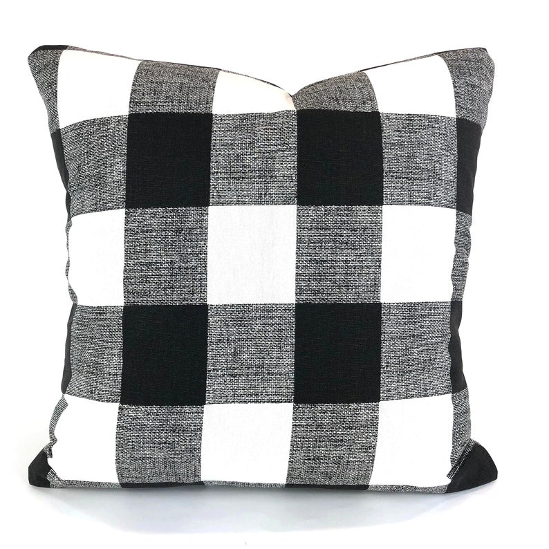 FARMHOUSE Buffalo Check Throw Pillow Covers Decorative Pillows Etsy