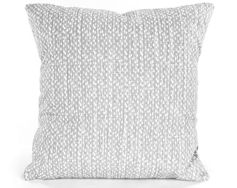 FARMHOUSE Gray White Throw Pillow Covers Cushions French Grey White Riverbed Toss Pillow Couch Bed Sofa Pillow Case Various Sizes