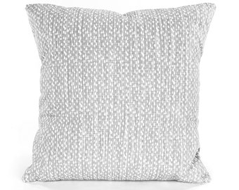 FARMHOUSE Gray White Throw Pillow Covers Cushions French Grey White Riverbed Toss Pillow Couch Bed Sofa Pillow Case Various Sizes