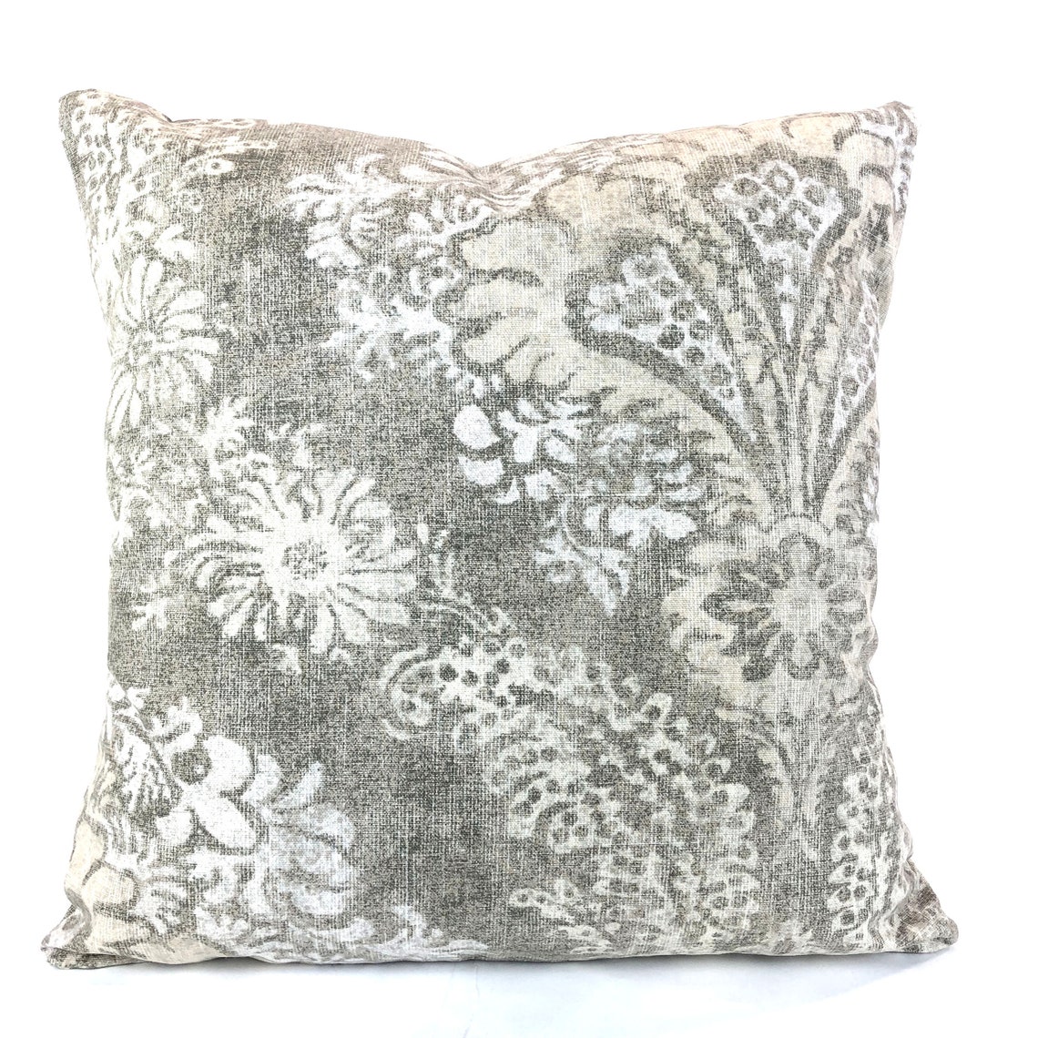 FARMHOUSE Throw Pillow Covers Gray Tan Gold Cushions Ikat Etsy