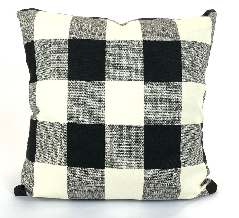 FARMHOUSE Buffalo Check Throw Pillow Covers Decorative Pillows Etsy