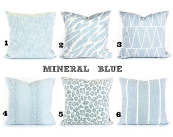 etsy blue pillows