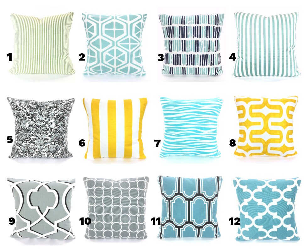 16 throw pillows