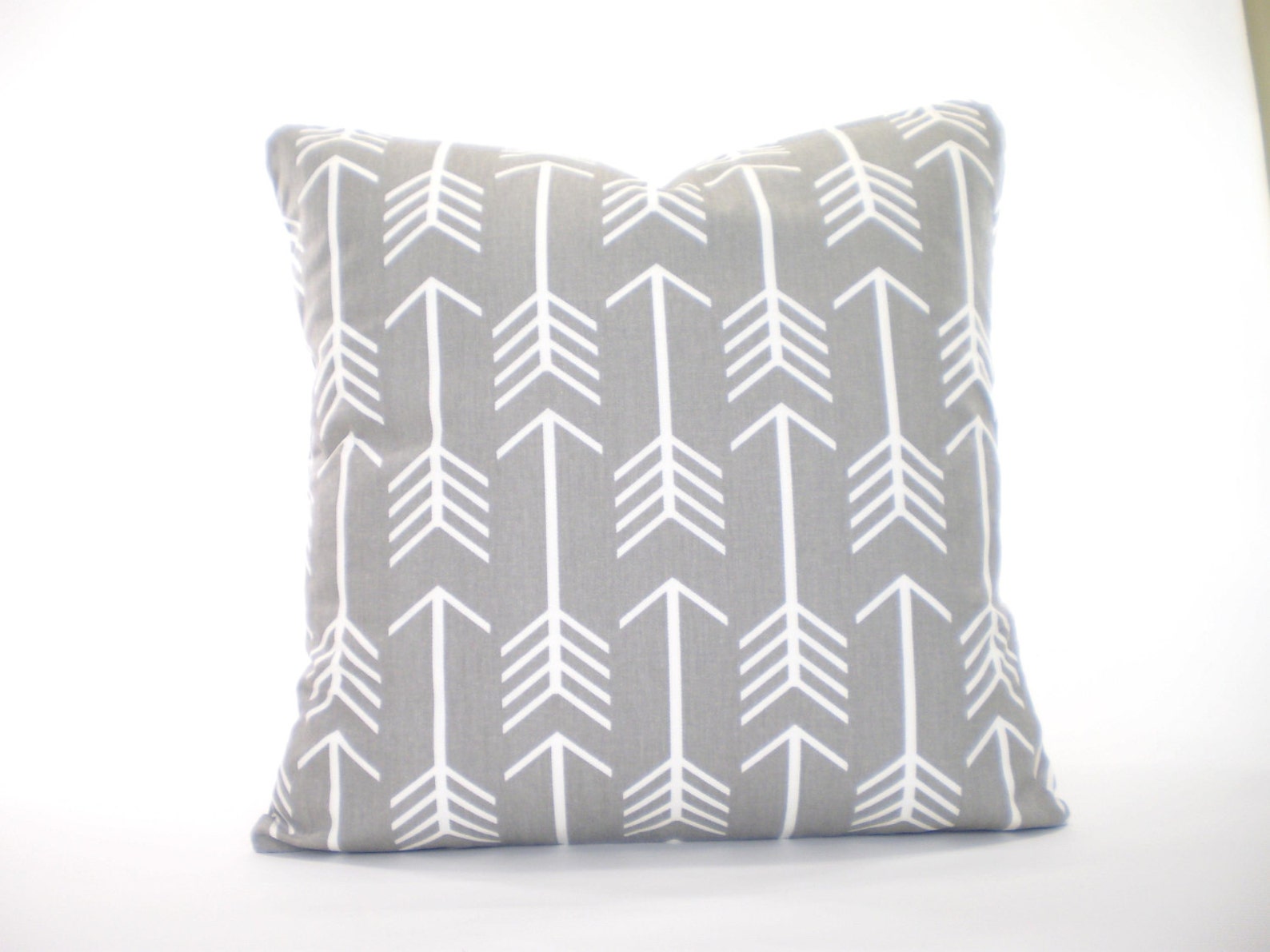 Gray White Decorative Throw Pillow Cover Cushion Covers Grey Etsy