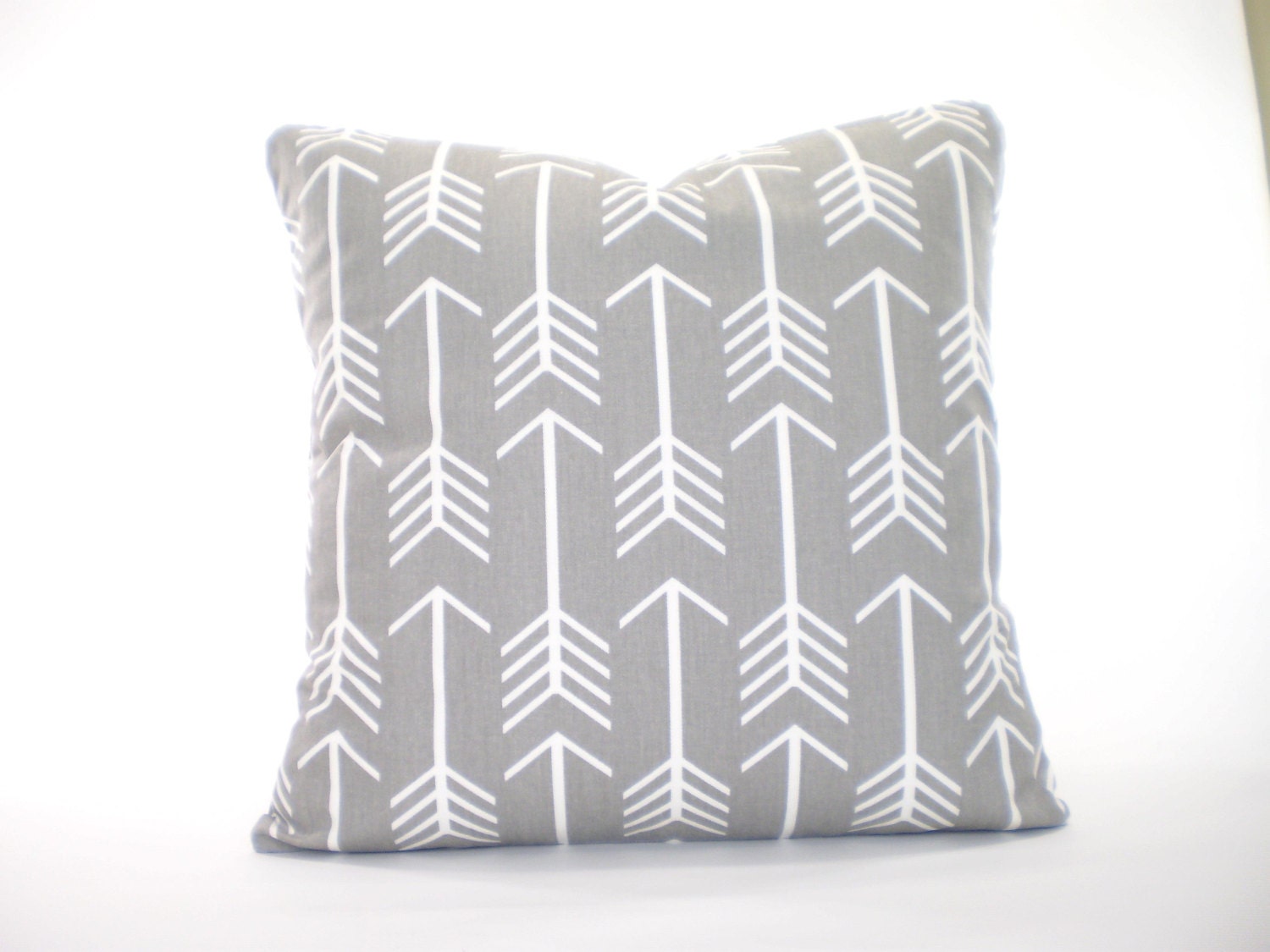 Gray White Decorative Throw Pillow Cover Cushion Covers Grey Etsy