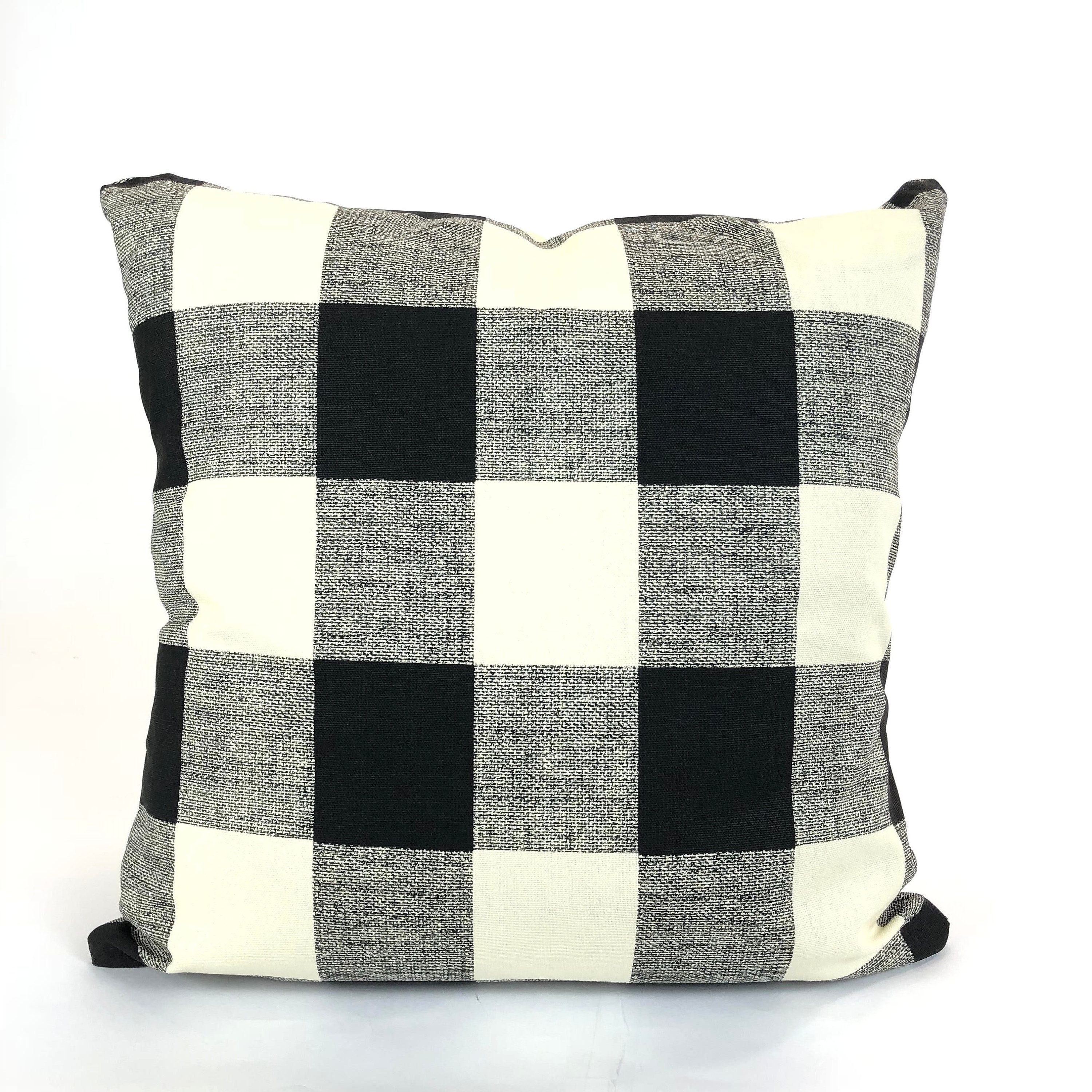 Black Cream Throw Pillow Covers Decorative Pillows Cushion Etsy