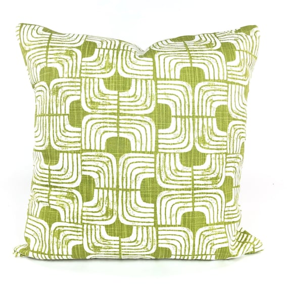 Yellow And White Geometric Squares Decorative Throw Pillow Cover Yellow And White Geometric Squares Decorative Throw Pillow Cover