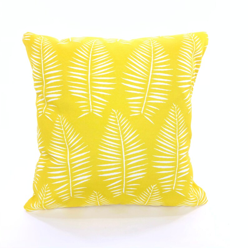OUTDOOR Yellow Pillow Covers Nautical Beach Pillows Nautical Etsy