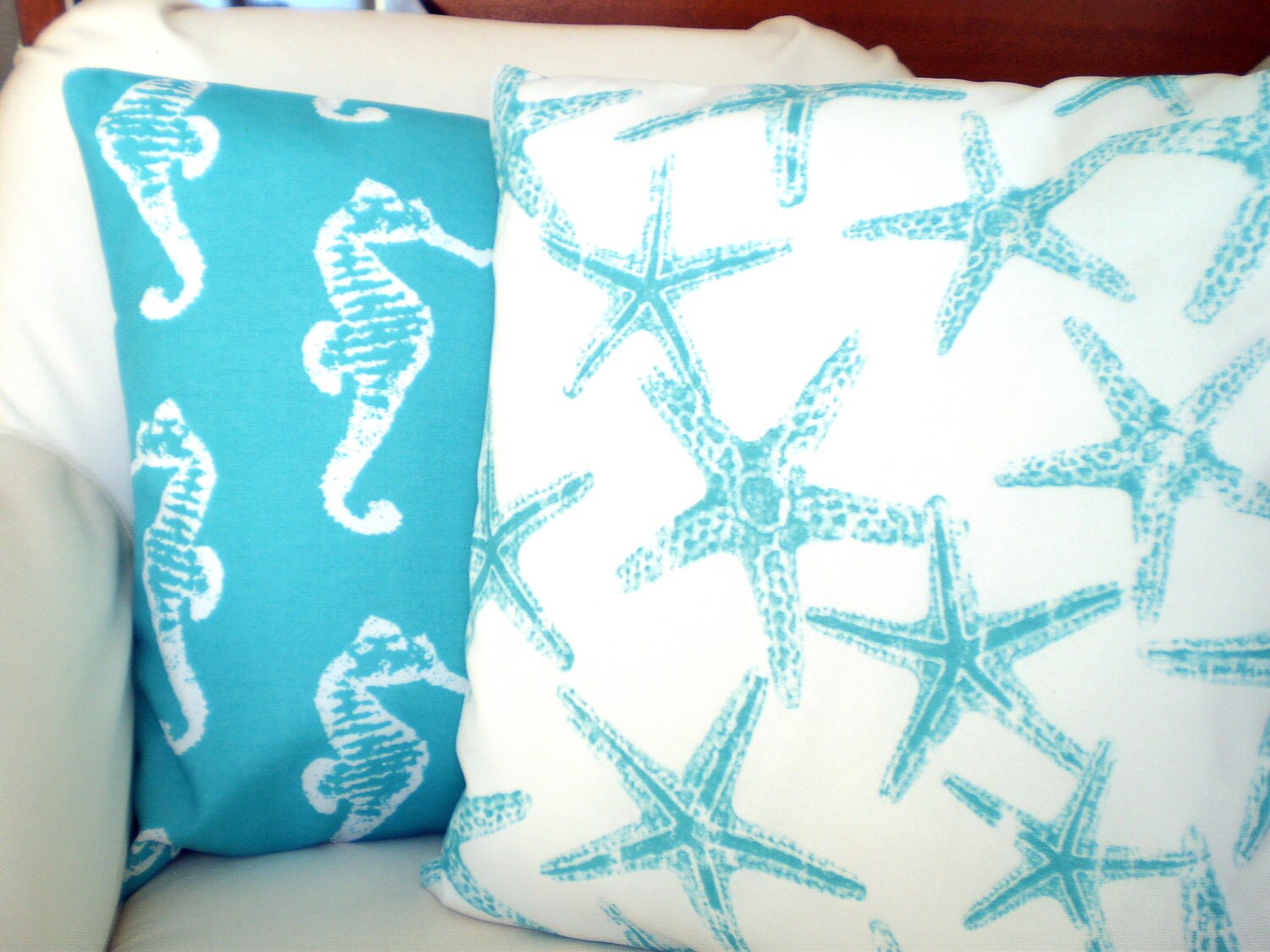 OUTDOOR Pillow Covers Beach Decor Throw Pillows Nautical Etsy