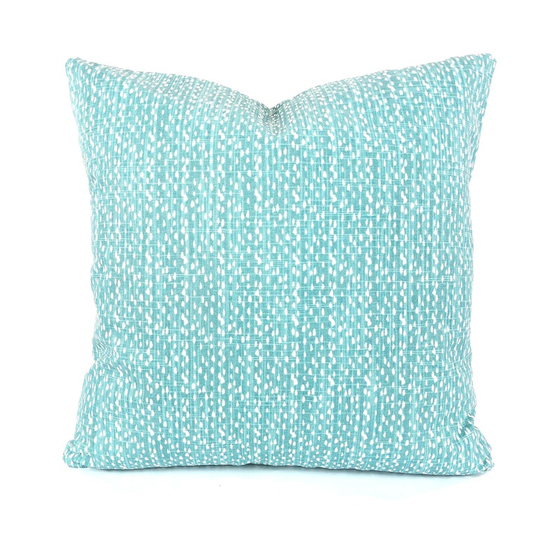 Aqua Gray INDOOR Pillow Covers Nautical Beach Decor Decorative Throw Pillows Nautical Cushion Blue Grey White Mix & Match Various Sizes image 5