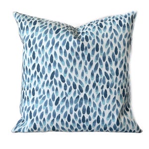 OUTDOOR Aqua Blue Pillow Covers Throw Pillows Aqua White Outdoor Pillows Patio Sunroom Boat Deck Beach Pillow Case Various Sizes