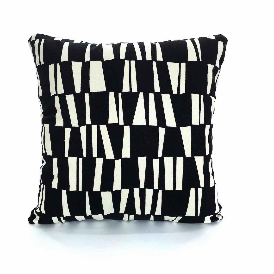 Darla black cream patterned cushion 56 x 56cm rowen homes