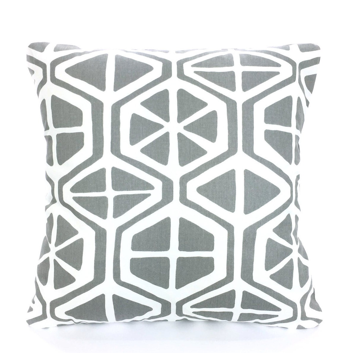 CLEARANCE Gray White Throw Pillow Covers Decorative Pillow Etsy