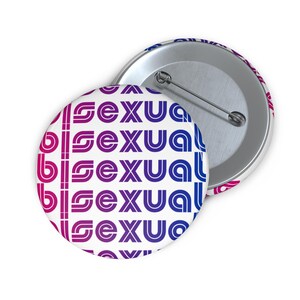 Bi Pride Pin - Retro | Show your Pride - Bisexual Pin | LGBTQ+ Pride Accessory