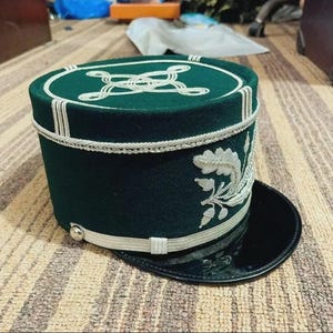 WW1 French Military Army Generals Officers Visor Hat Cap Kepi handmade not a cheap replica