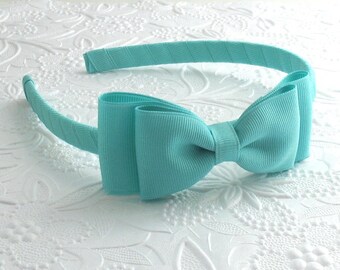 Bow On Hard Headband Etsy Bow On Hard Headband Etsy