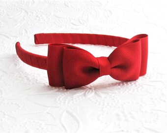 Bow On Hard Headband Etsy Bow On Hard Headband Etsy