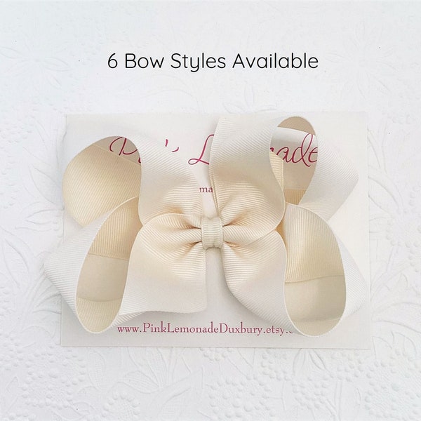Flower Girl Hair Bow Etsy
