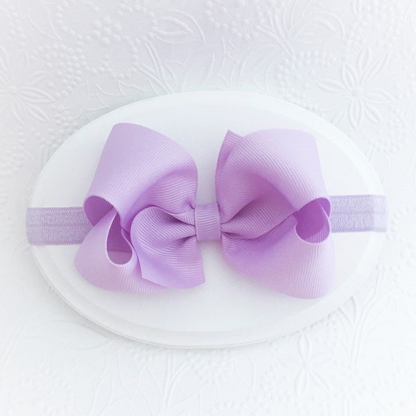 Purple Baby Headband Etsy