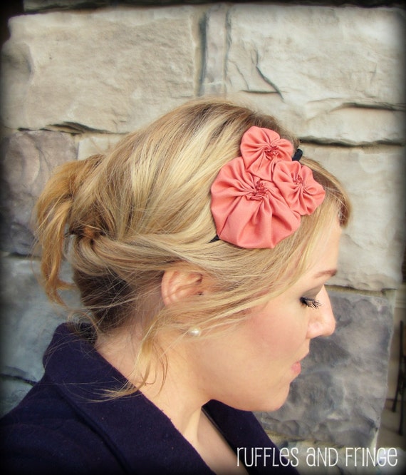 Items similar to Melon Flower Cluster Headband for Adult and Girl on Etsy