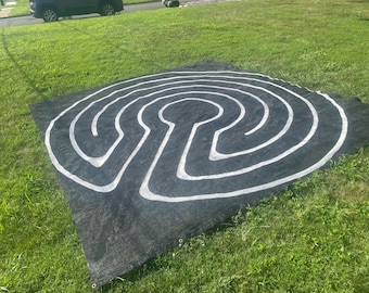 Portable Meditation Labyrinths – Custom Canvas Designs (12ft to 30ft)